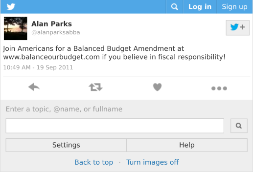 Join Americans for a Balanced Budget Amendment at www.balanceourbudget.com if you believe in fiscal responsibility!